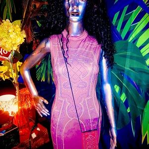 Say What ? Beaded Bling   Dress